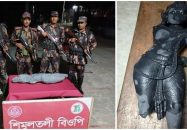 ১৫ কোটি টাকা মূল্যের কষ্টি পাথরের মূর্তি উদ্ধার