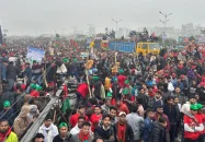 তারেক রহমানের প্রত্যাবর্তন: রাজধানীতে রাস্তাজুড়ে জনসমুদ্র