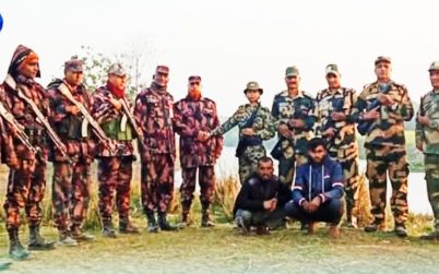 সীমান্তে আটককৃত ২ জন ভারতীয়কে পতাকা বৈঠকের মাধ্যমে ফেরত দিল বিজিবি