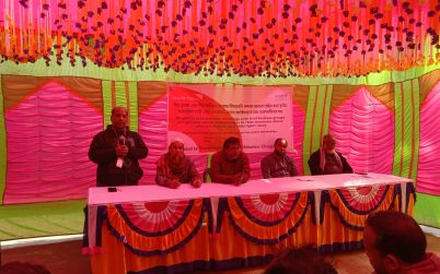 নাগেশ্বরীতে বাল্যবিয়ে বন্ধে স্থানীয় ব্যবসায়ীদের সাথে সংবেদনশীলতা সভা