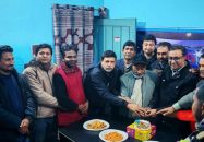 পলাশবাড়ীতে আনন্দঘন পরিবেশে সাংবাদিক বিদুষ রায়ের জন্মদিন পালিত