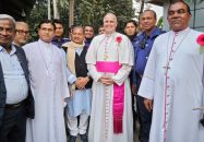 গৌরনদী ক্যাথলিক চার্চ পরিদর্শনে ভ্যাটিকান সিটির রাষ্ট্রদূত