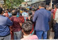 আগৈলঝাড়ায় জহির উদ্দিন স্বপনের গণসংযোগে সংখ্যালঘু জনতার ঢল