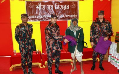 খাগড়াছড়িতে বিজিবির মতবিনিময় সভা ও শীতার্তদের মাঝে কম্বল বিতরণ