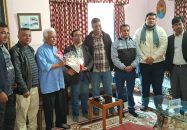 বরিশাল-২ আসনের বিএনপি প্রার্থীর সঙ্গে সাংবাদিকদের মতবিনিময়