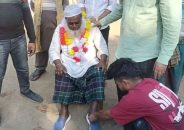 ১৭ বছর পর জুতা পরলেন বিএনপি নেতা