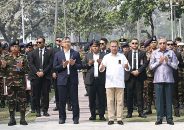 পিলখানায় নিহত সেনাদের প্রতি রাষ্ট্রপতি ও প্রধানমন্ত্রীর শ্রদ্ধা