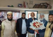নির্বাচিত হয়ে ফুল নিয়ে বিএনপি প্রার্থীর বাসায় গেলেন মাসুদ সাঈদী