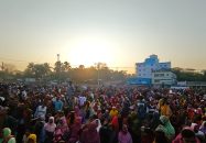 বাউফলে ধানের শীষের জনসভায় জনতার ঢল