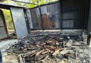 কাঠালতলীতে বসতঘরে আগুন