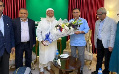জামায়াত আমিরের বাসায় তারেক রহমান