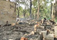 মাদকের টাকা না পেয়ে নিজেদের বসতঘরে আগুন দিল মাদকাসক্ত ছেলে