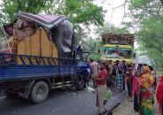 মাদারীপুরে পিকআপভ্যান ও ট্রাকের সংর্ঘষে শিশুসহ আহত ১০