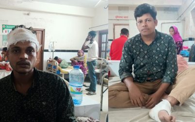 গৌরনদীতে ইফতার শেষে বাড়ি ফেরার পথে সন্ত্রাসী হামলা: কুপিয়ে ও পিটিয়ে গুরুতর আহত ২