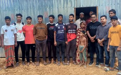 পানছড়িতে অসহায় পরিবারকে ঘর উপহার দিল যুবসমাজ