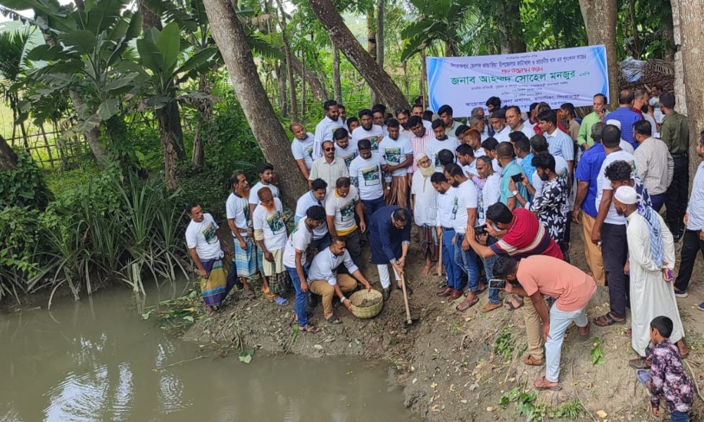 পিরোজপুরে খাল খনন কর্মসূচির উদ্বোধন করলেন প্রতিমন্ত্রী সোহেল মনজুর
