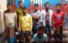 বরিশালে নিষেধাজ্ঞা অমান্য করে মাছ ধরায় ১৩ জেলে আটক