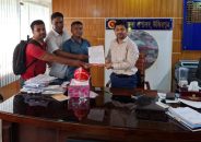 রাষ্ট্রীয় স্বীকৃতির দাবিতে প্রধানমন্ত্রীর বরাবরে গণমাধ্যম কর্মীদের স্মারকলিপি