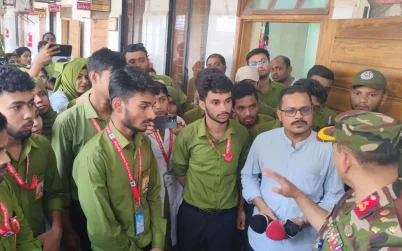 ডিডাব্লিউএফ নার্সিং কলেজের অর্থ কেলেংকারি ফাঁস!, শিক্ষার্থীদের বিক্ষোভ
