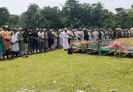 গাজীপুরে নিহত একই পরিবারের পাঁচজনের দাফন গোপালগঞ্জে সম্পন্ন