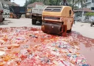 কলাপাড়ায় বিষাক্ত শিশুখাদ্য ধ্বংস, কারখানার মালিকের জেল