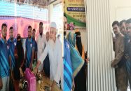 চরফ্যাশনের নজরুল নগরে অসহায় পরিবারকে স্বাবলম্বী করতে সেলাই মেশিন, ছাগল ও নগদ অর্থ প্রদান