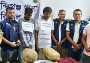 মেহেন্দিগঞ্জে ৫ লাখ টাকার গাঁজাসহ দুই মাদক কারবারি গ্রেপ্তার