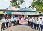 পেশাগত মর্যাদা ও নিরাপদ কর্মপরিবেশের দাবিতে খাগড়াছড়িতে মেডিকেল রিপ্রেজেন্টেটিভদের মানববন্ধন