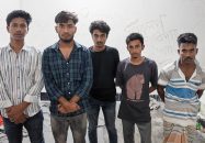 বাকেরগঞ্জ পুলিশের হাতে আটক ৫ মাদকসেবীর কারাদণ্ড