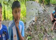 বাকেরগঞ্জে পরকীয়ার টানে চলে গেছেন মা, বাবার কবরের পাশে বসে থাকে অবুঝ দুই শিশু