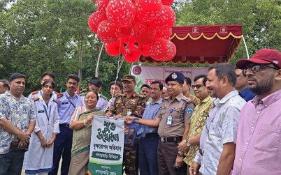 খাগড়াছড়িতে সেনাবাহিনীর বৃক্ষরোপণ কর্মসূচি শুরু
