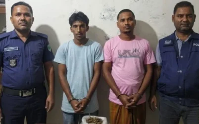 মনপুরায় গাঁজাসহ গ্রেপ্তার দুই ‘কারবারি’ কারাগারে