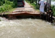 মঠবাড়িয়ায় সড়ক ভাঙনে ৫ গ্রাম বিচ্ছিন্ন,  চরম দুর্ভোগে পথচারী ও শিক্ষার্থীরা
