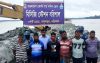 কীর্তনখোলা নদীতে অবৈধভাবে মাটি উত্তোলন আটক ৬