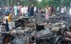 পাথরঘাটায় ভয়াবহ অগ্নিকাণ্ডে ৪০ দোকান পুড়ে ছাই