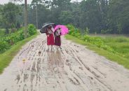 বাকেরগঞ্জে কাদা-মাটির সড়কে চরম ভোগান্তি, সংস্কারের দাবি স্থানীয়দের