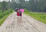 বাকেরগঞ্জে কাদা-মাটির সড়কে চরম ভোগান্তি, সংস্কারের দাবি স্থানীয়দের