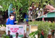 খয়রাবাদে শিক্ষার্থীদের মাঝে গাছের চারা বিতরণ করলো আনোয়ারা আশ্রাফ ওয়েলফেয়ার ফাউন্ডেশন