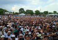বরিশালে ১১ দলীয় ঐক্যের সমাবেশে নেতাকর্মীদের ঢল