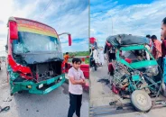 বরিশালের দপদপিয়া সেতুতে বাস-থ্রি হুইলারের মুখোমুখি সংঘর্ষে নিহত এক, আহত পাঁচ