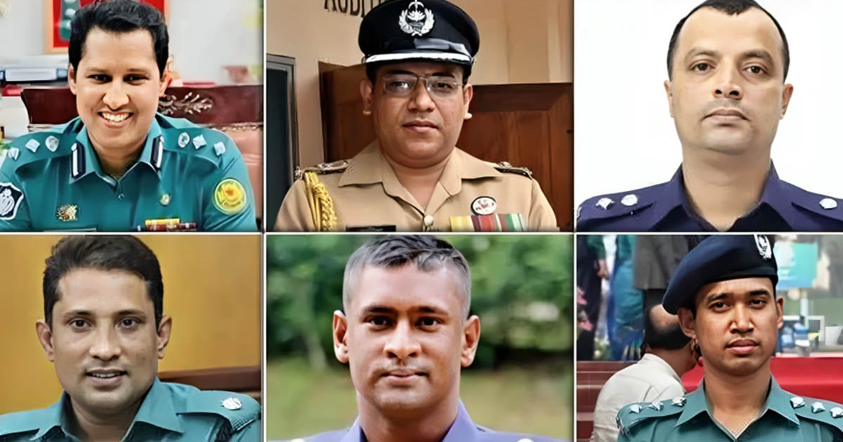 বিপ্লব কুমারসহ ৬ পুলিশ কর্মকর্তা চাকরিচ্যুত