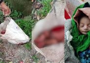 বরগুনায়  ব্যাগের ভেতর থেকে জীবিত নবজাতক উদ্ধার