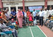 হুইলচেয়ারে এগিয়ে চলার স্বপ্ন, আমতলীর ৯ বিশেষ চাহিদাসম্পন্ন শিক্ষার্থীর মুখে হাসি