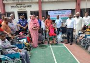 হুইলচেয়ারে এগিয়ে চলার স্বপ্ন, আমতলীর ৯ বিশেষ চাহিদাসম্পন্ন শিক্ষার্থীর মুখে হাসি