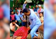 গ্রাম্য সালিশে নারীকে চেয়ারম্যানের জুতাপেটা