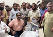 পিরোজপুরে দুই প্রতিমন্ত্রীর জেলা হাসপাতাল পরিদর্শন