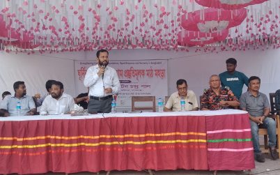 বাকেরগঞ্জে ঘূর্ণিঝড় প্রস্তুতি ও আগাম প্রস্তুতিমূলক মাঠ মহড়া