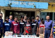 মনপুরায় ডাকাতির সময় ৬ জলদস্যুকে পুলিশে দিলেন জেলেরা