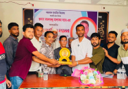 খয়রাবাদে প্রিয় শিক্ষককে ব্যতিক্রমধর্মী বিদায়ী সংবর্ধনা দিলেন হিউমিনিটি এন্ড স্পোর্টস এলাইন্স