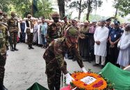 মুক্তিযোদ্ধা কমান্ডার কেরামত আলী হাওলাদারের রাষ্ট্রীয় মর্যাদায় দাফন সম্পন্ন